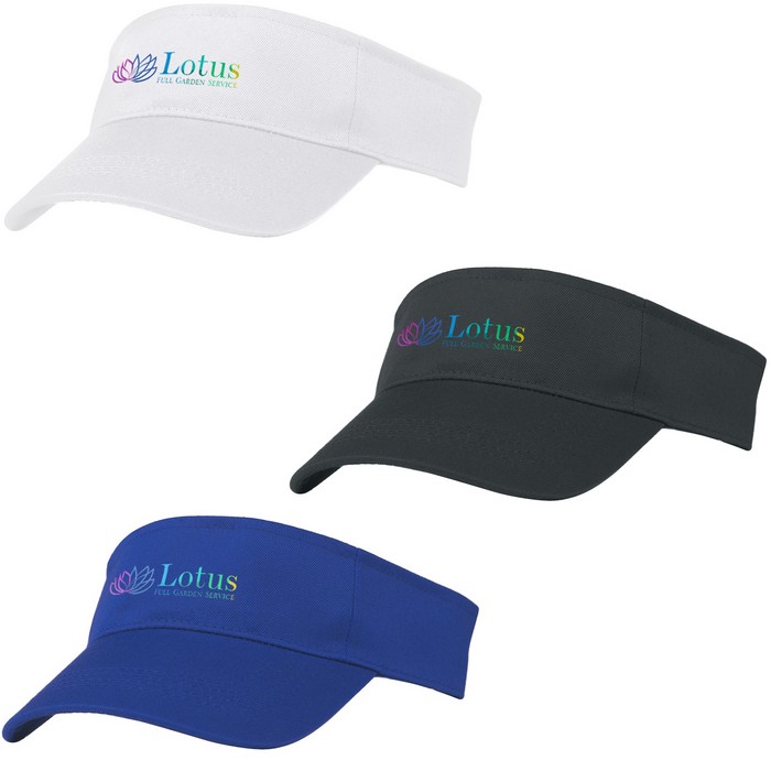 AH1008T Polyester VISOR With Custom Imprint